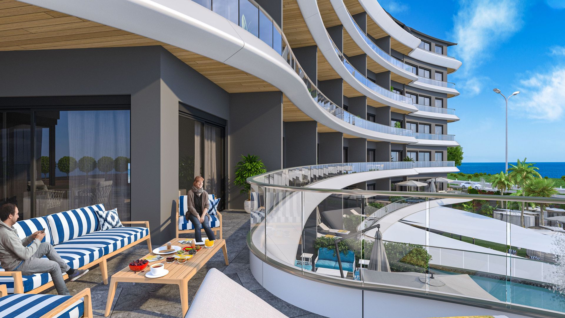 Apartament w Alanya, Turcja, 62m² - obraz 2