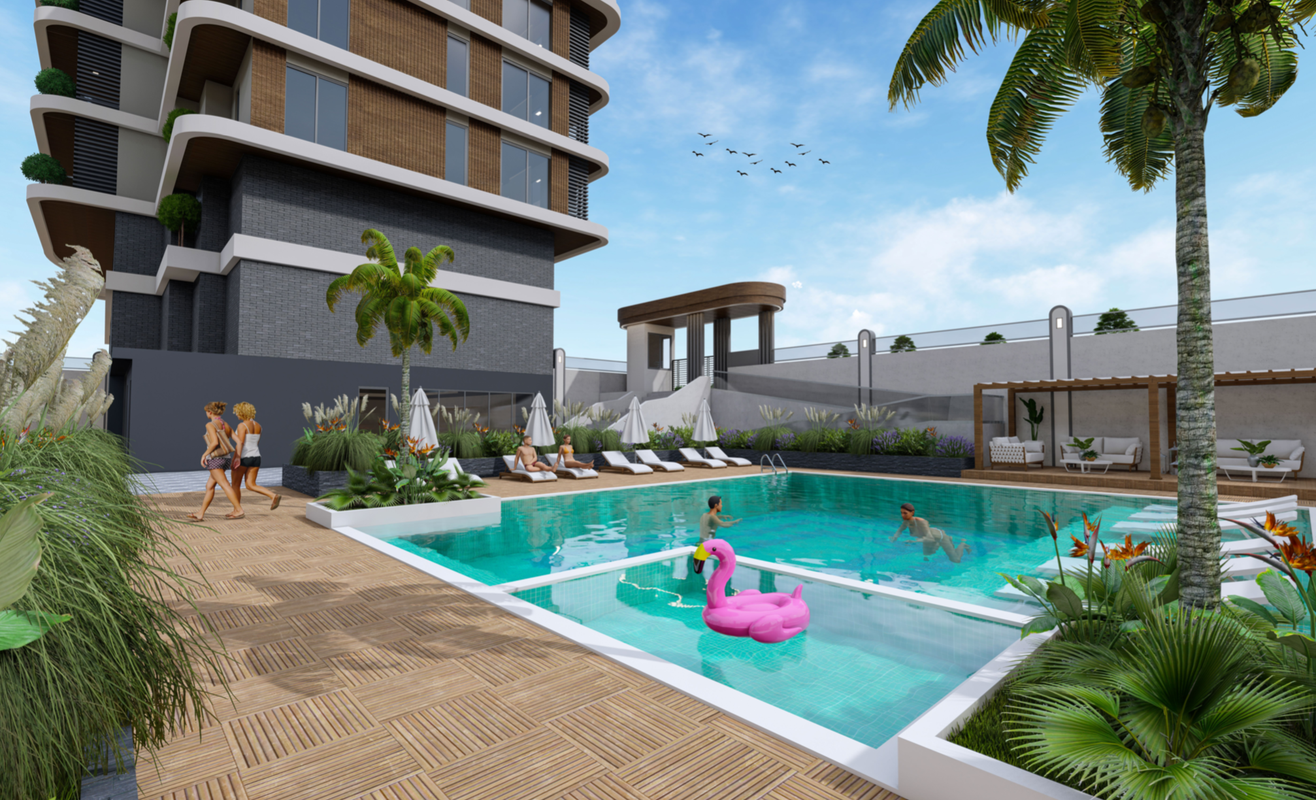 Apartament w Alanya, Turcja, 52m² - obraz 4